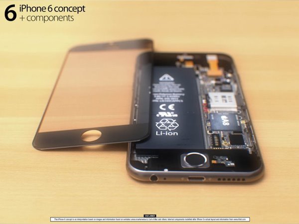 苹果iPhone6惊艳3D渲染图